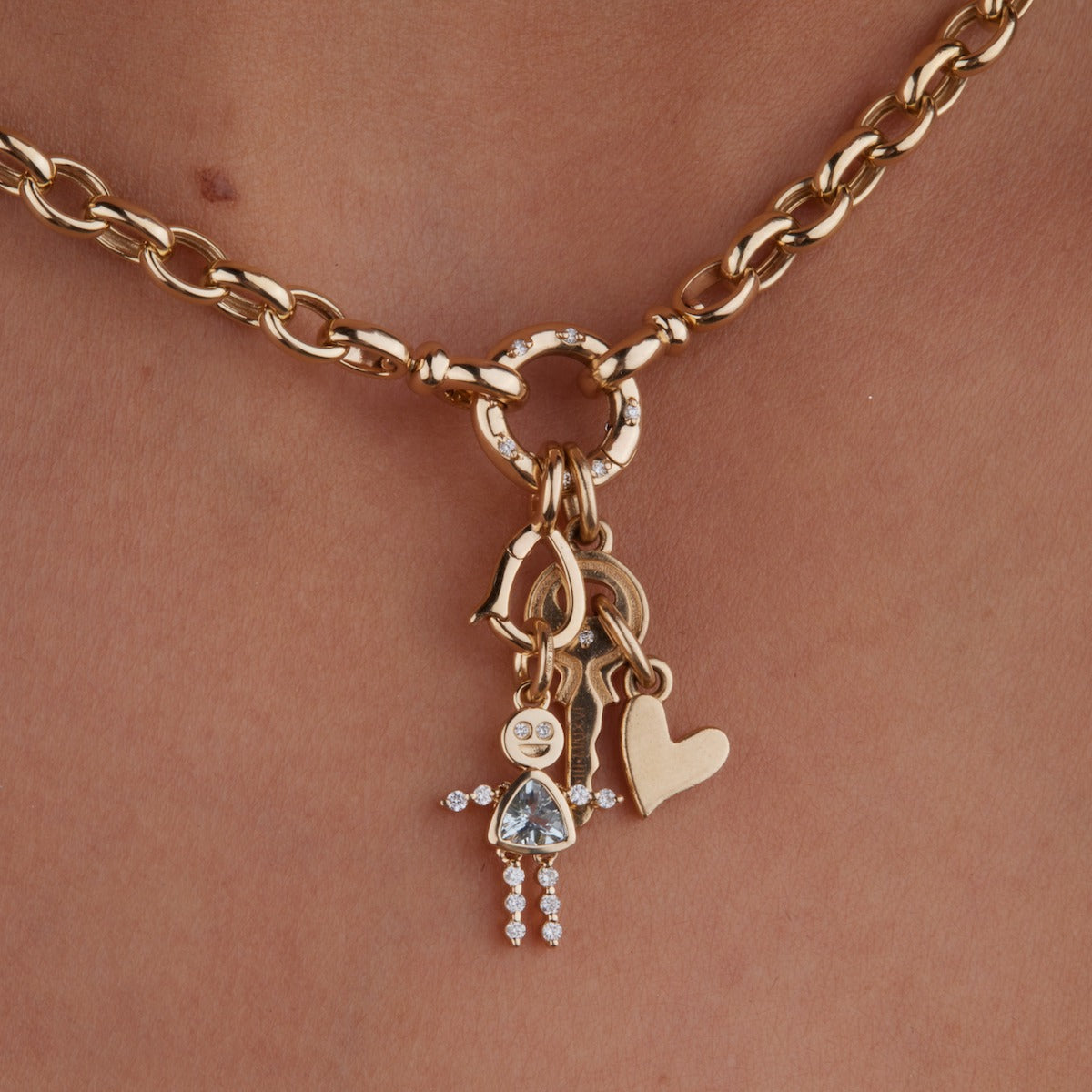 Lulu & Lox Elegant Charm Necklace for Women - Dainty Gold Pendant Jewelry Gift for Her - Perfect for Valentine's Day, Anniversary & Birthday Presents