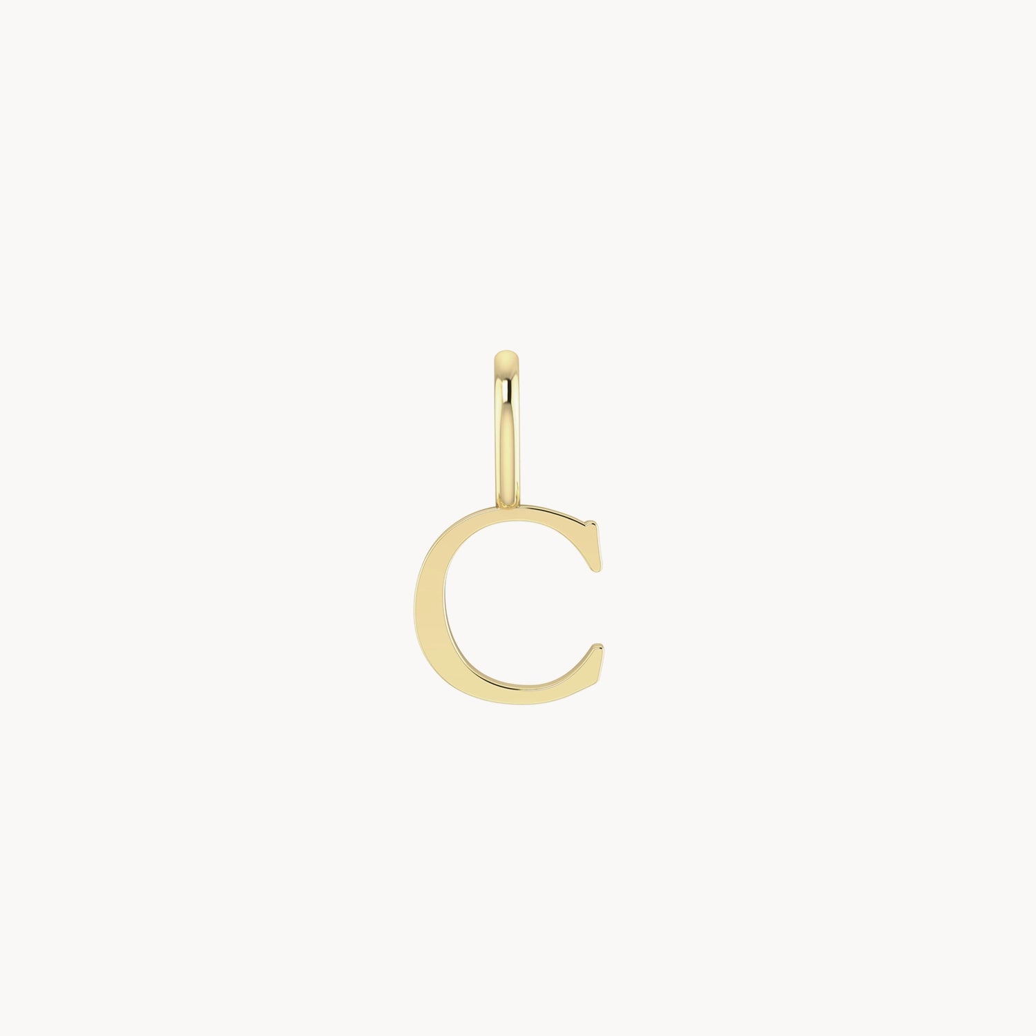 10K Yellow Gold Letter Charm - Personalized Initial Pendant for Necklaces & Bracelets - Perfect for Gifts, Birthdays, and Everyday Jewelry