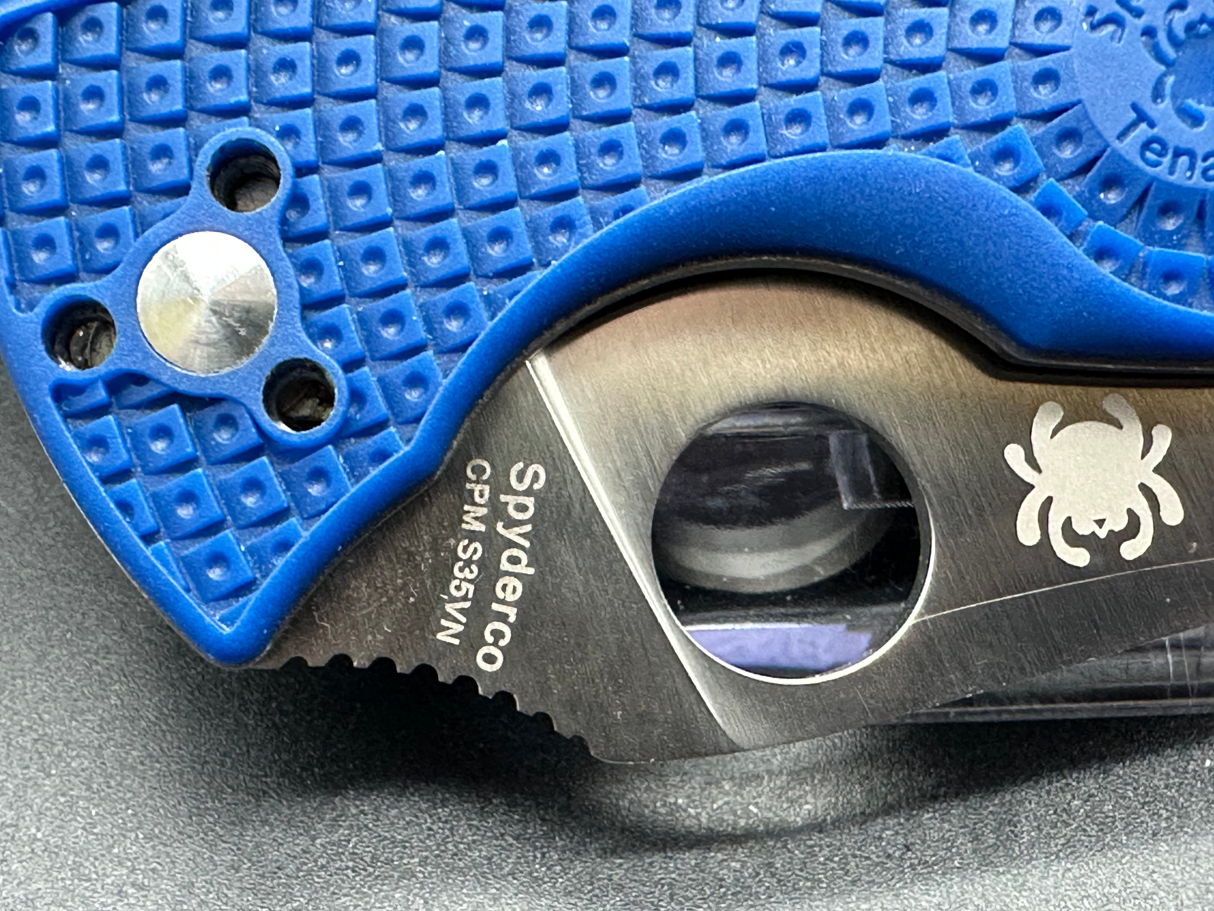 Spyderco Tenacious Folding Knife - G-10 Handle, 8Cr13MoV Steel Blade - EDC, Outdoor, Camping, Survival Gear
