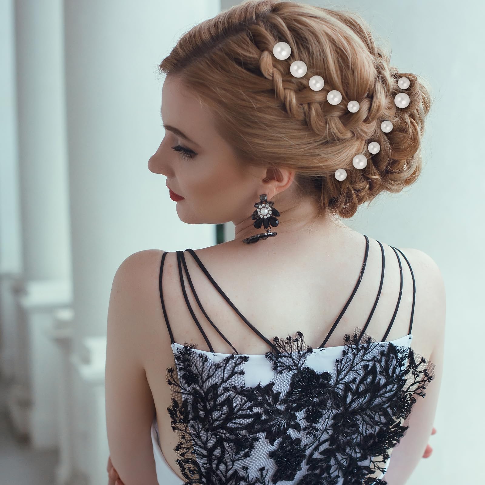 18Pcs Pearl Bobby Pins for Wedding - U Shaped Bridal Hair Clips with Pearls for Brides, Bridesmaids & Women (Gold) | Elegant Hair Accessories for Special Occasions