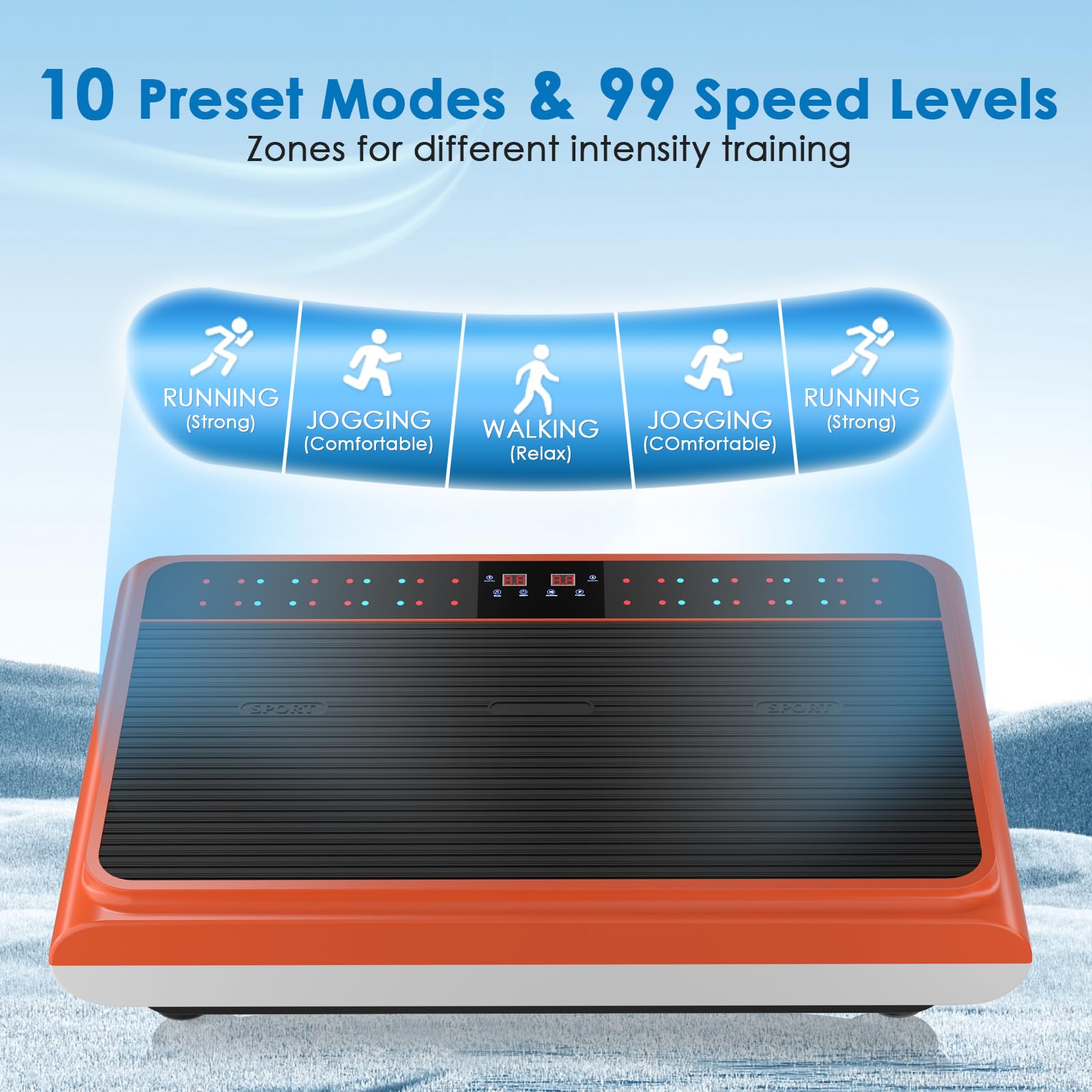 **Whole Body Vibration Plate Exercise Machine with Pilates Bar & Resistance Bands – Home Fitness Equipment for Weight Loss, Toning & Recovery – Perfect for Home Gym, Pilates & Physical Therapy**