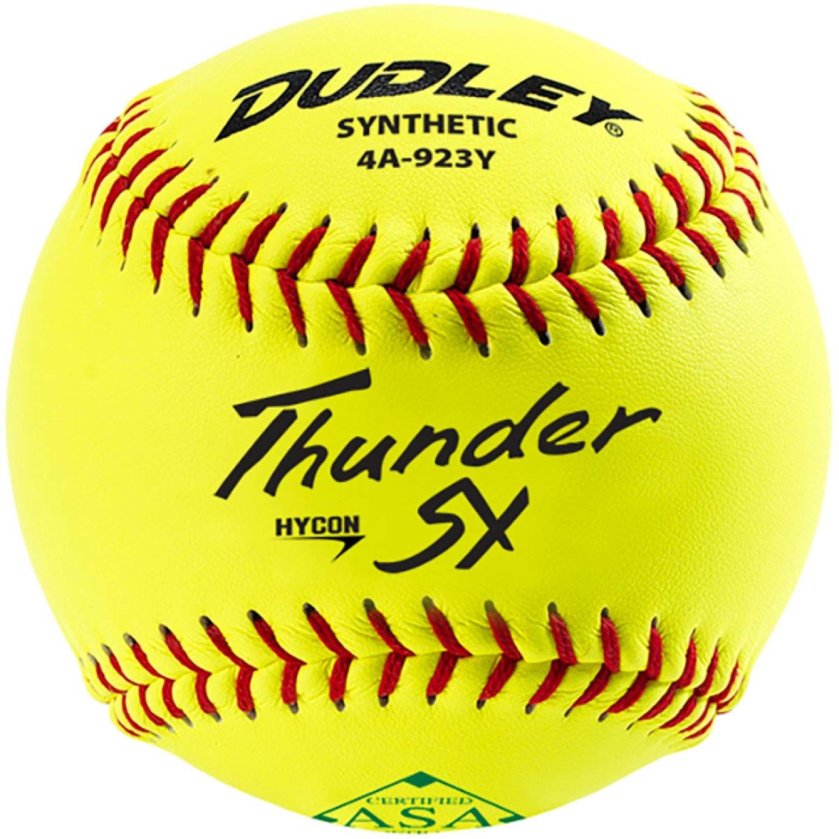 DUDLEY Thunder USA 11 Inch Synthetic Slow Pitch Softballs - 12 Ball Pack for Training, Games & Recreational Play