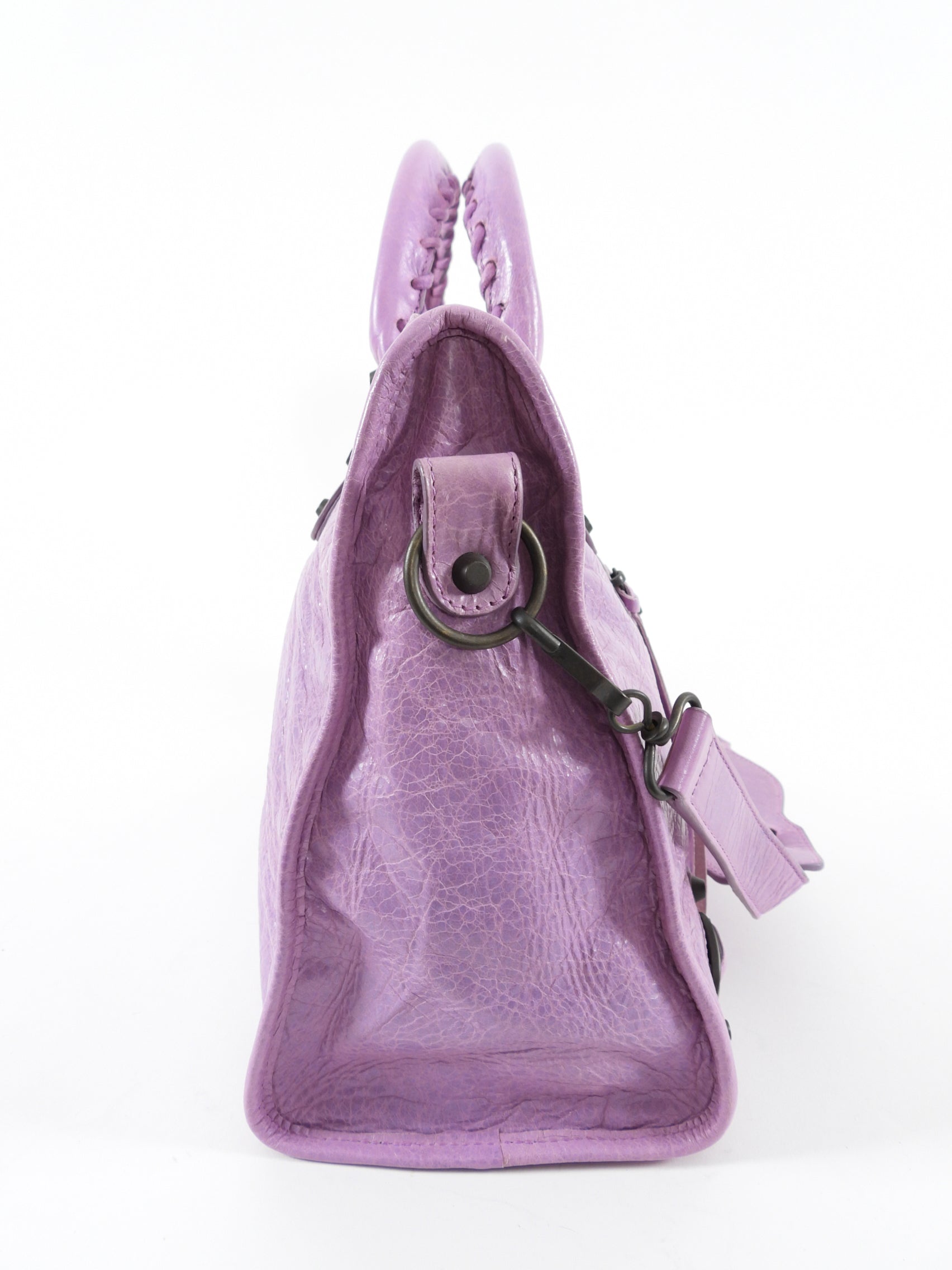 Balenciaga Classic City Medium Lambskin Handbag in Lilac Purple - Luxury Designer Shoulder Bag for Women, Perfect for Everyday Use & Special Occasions