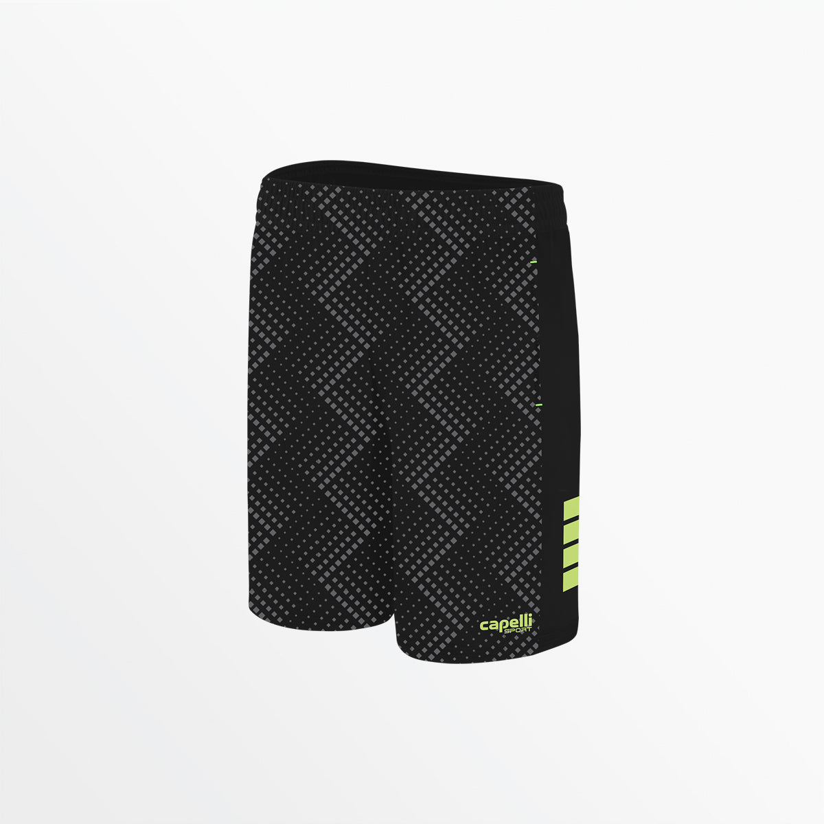 Youth Chevron Cube Shorts - Trendy Athletic Shorts for Boys & Girls - Perfect for Sports, Gym & Casual Wear