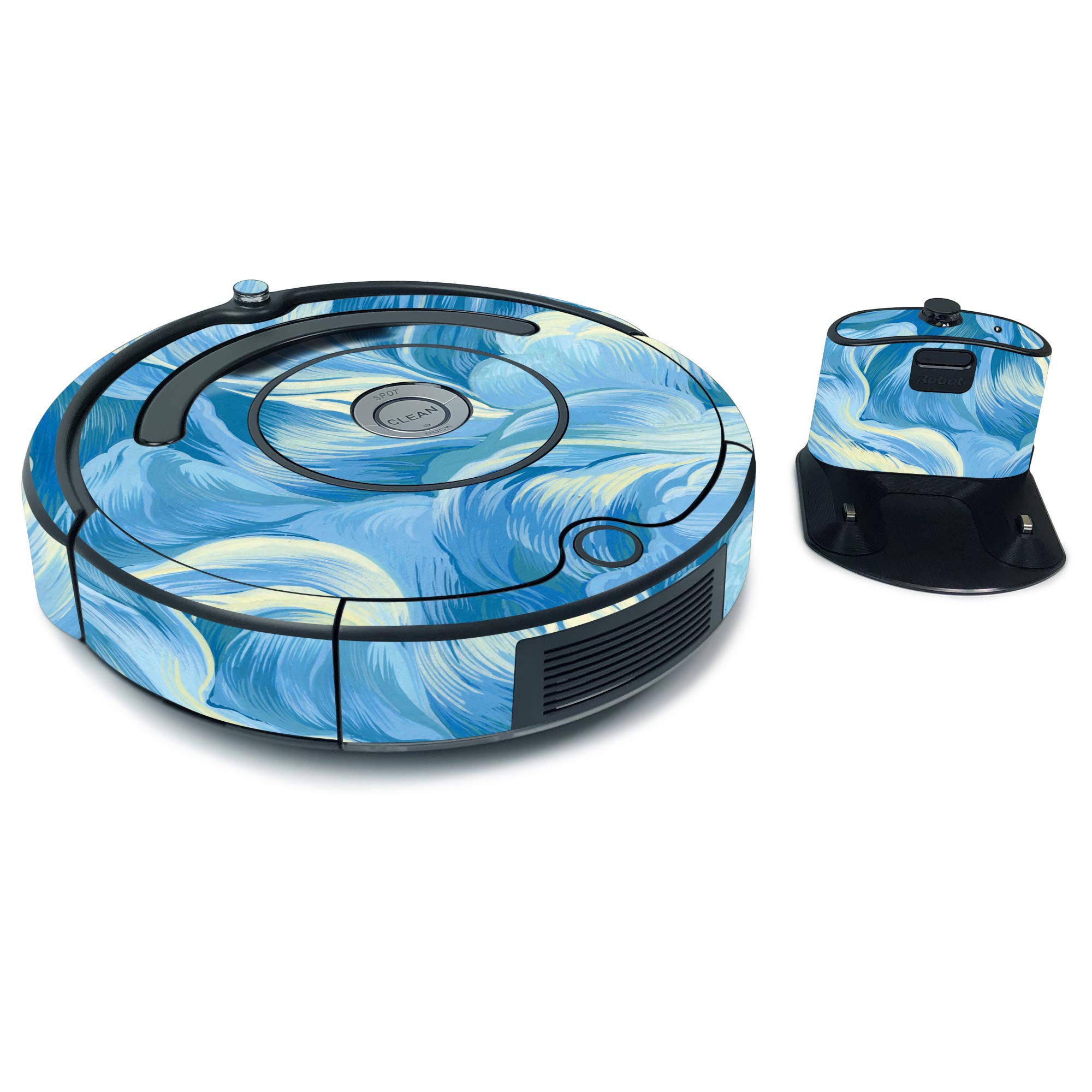 MightySkins Vinyl Decal Wrap Cover for iRobot Roomba 675 - Full Coverage Protection | Durable, Customizable Skin | Easy to Apply & Remove | Made in USA | Perfect for Home Cleaning & Robot Vacuum Style Upgrade