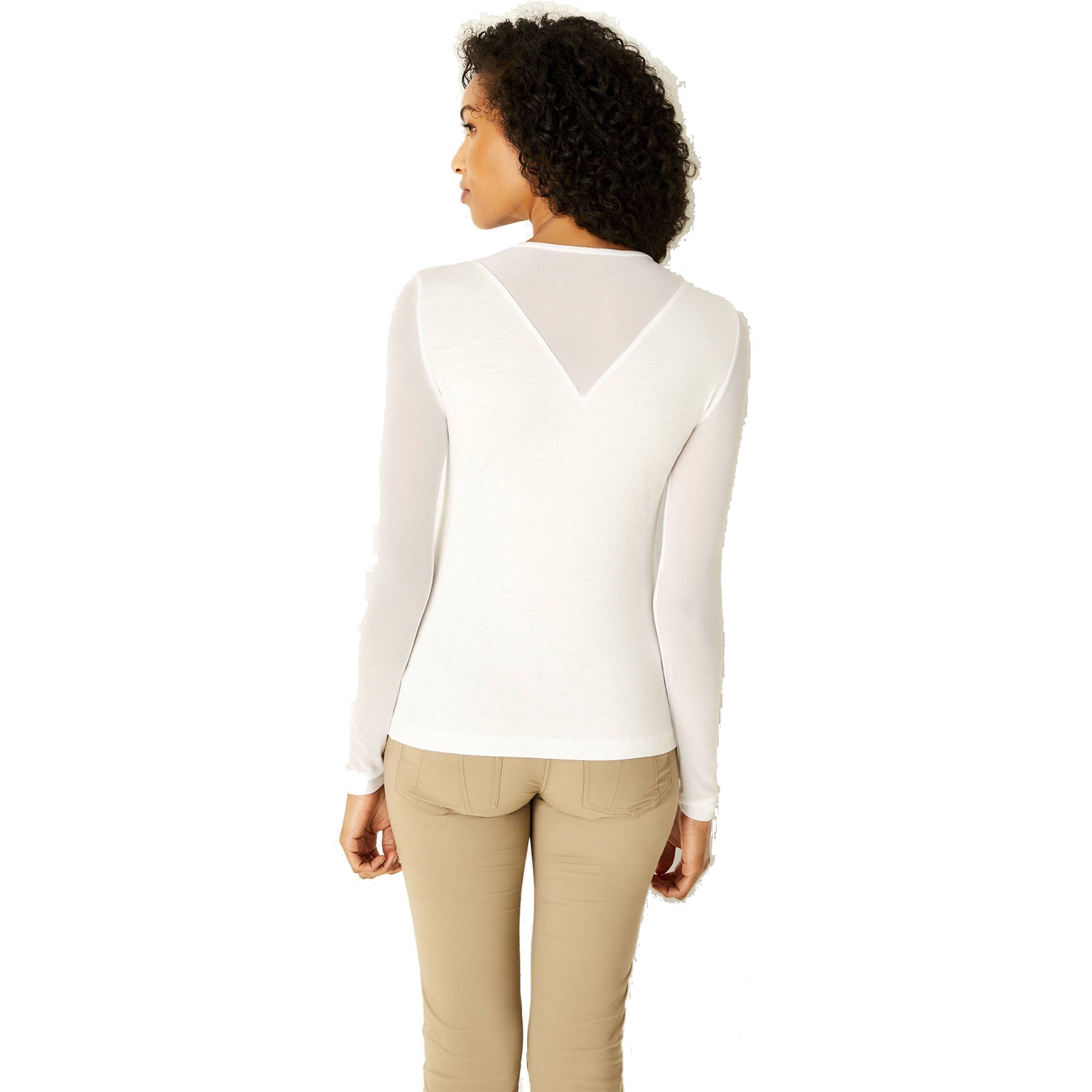 Anatomie Kim Mesh Sleeve Women's Shirt - Breathable & Stylish Blouse for Work, Travel & Casual Wear