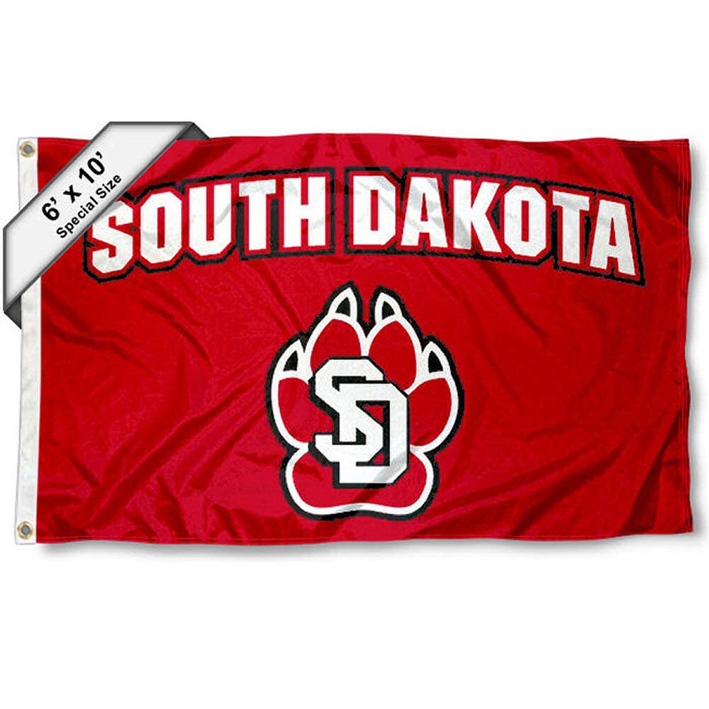 South Dakota Coyotes 6x10 Feet College Flag - Premium Quality Team Banner for Game Day, Tailgating & Dorm Decor