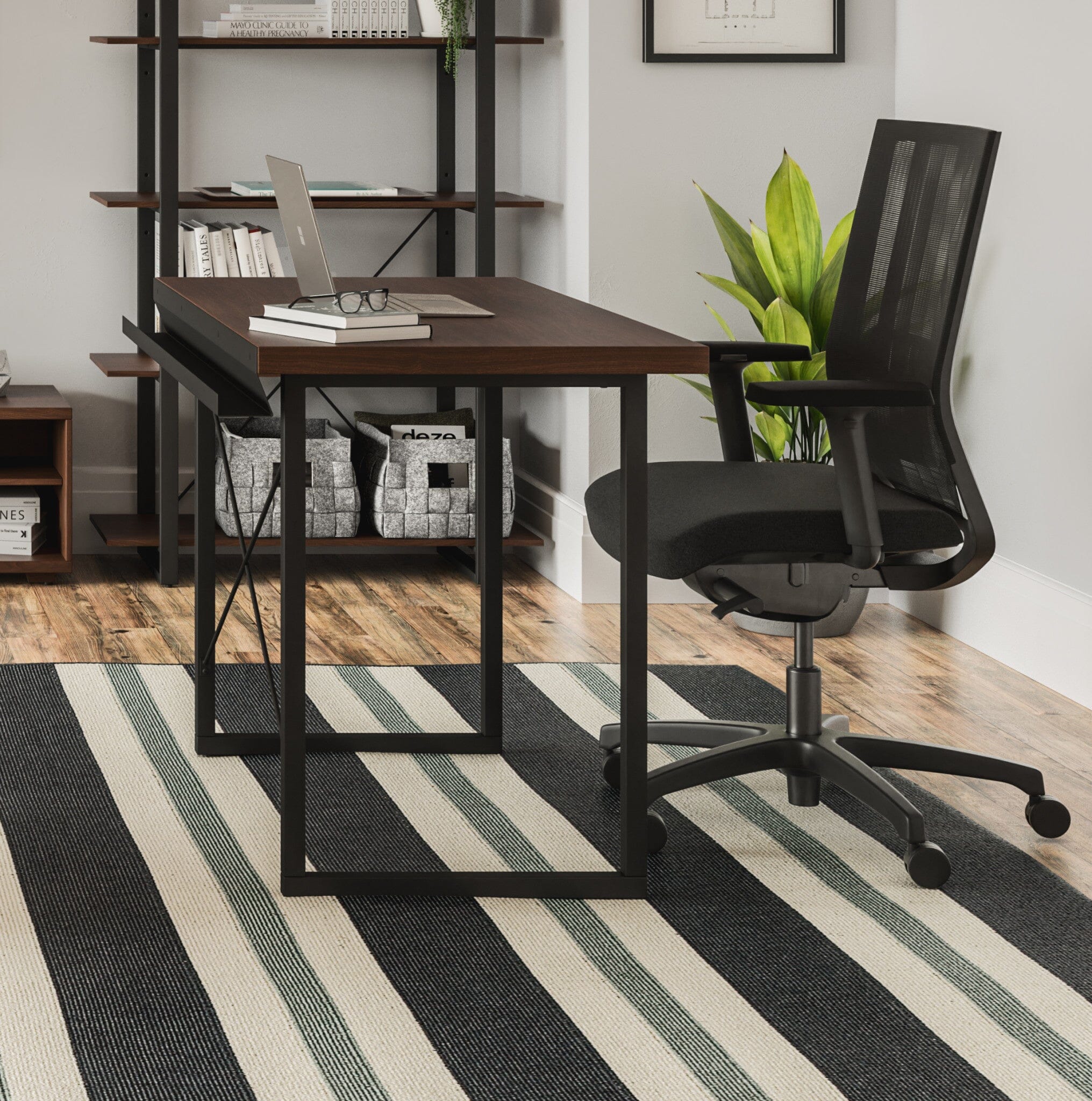 Modern & Contemporary Office Desk by Merge - Stylish Writing & Computer Workstation for Home & Office Use