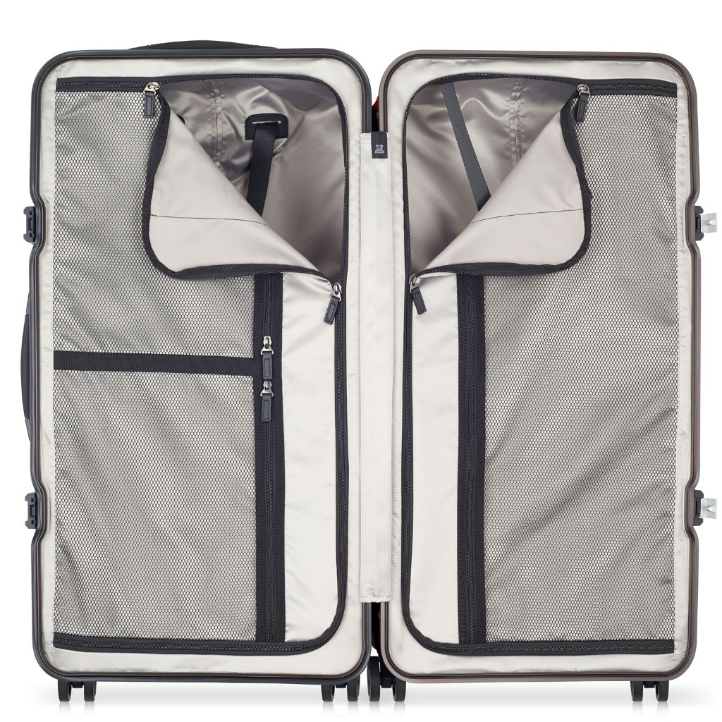 Peugeot Voyages 80cm Zipperless Hard Shell Suitcase - Spacious Check-In Luggage for Travel, Durable Red Hardside Trunk | Perfect for Airplane, Business Trips & Vacation Packing