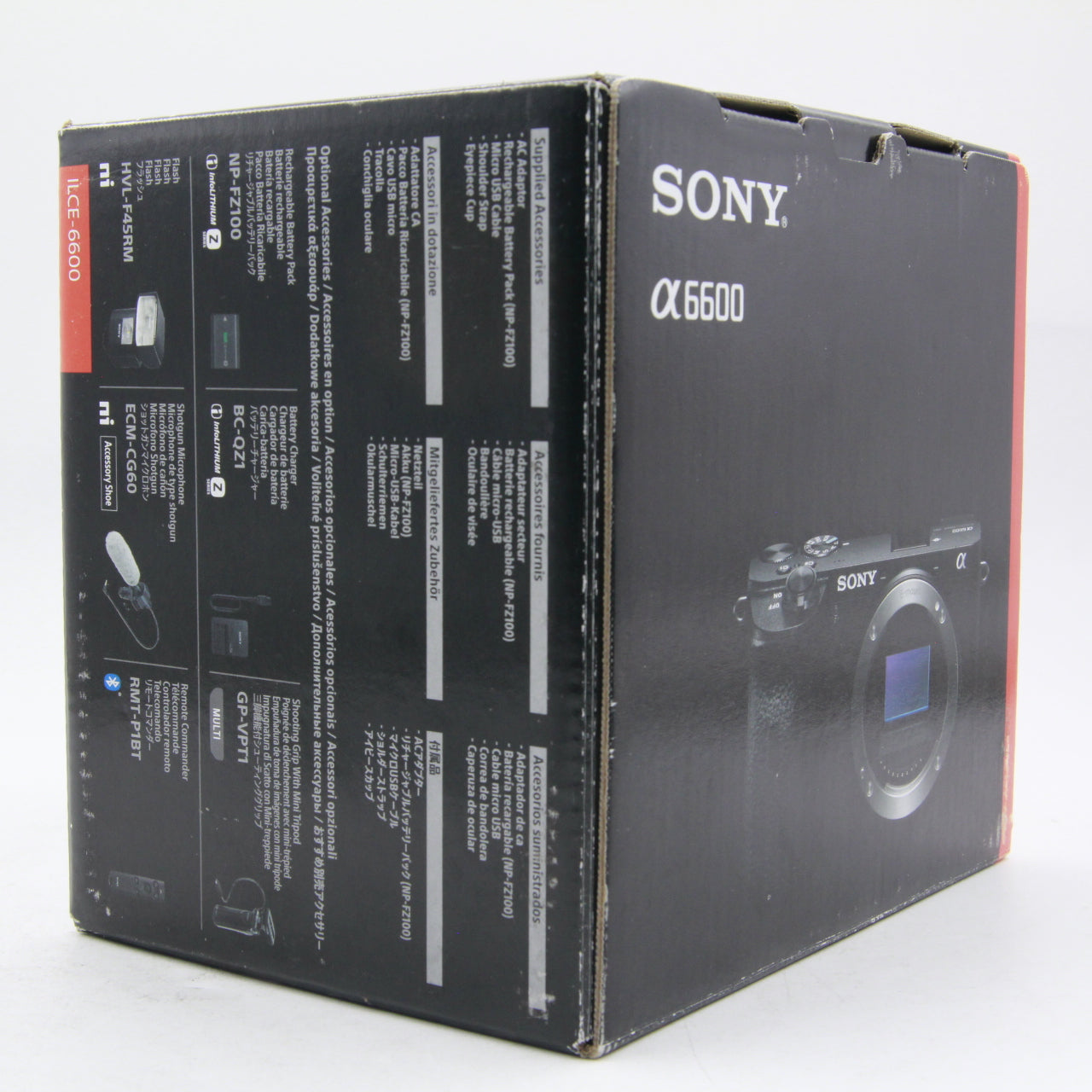 Open Box Excellent Condition Sony Alpha a6600 Mirrorless Digital Camera Body Only - Perfect for Travel Photography, Vlogging & Professional Shooting