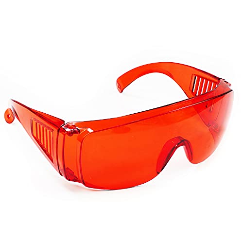 EZGO Dental Lab Safety Glasses - Anti-Fog Protective Goggles for Teeth Whitening & Curing Light | UV Protection Eyewear for Dentists, Hygienists & Lab Technicians | Perfect for Dental Procedures & Lab Work