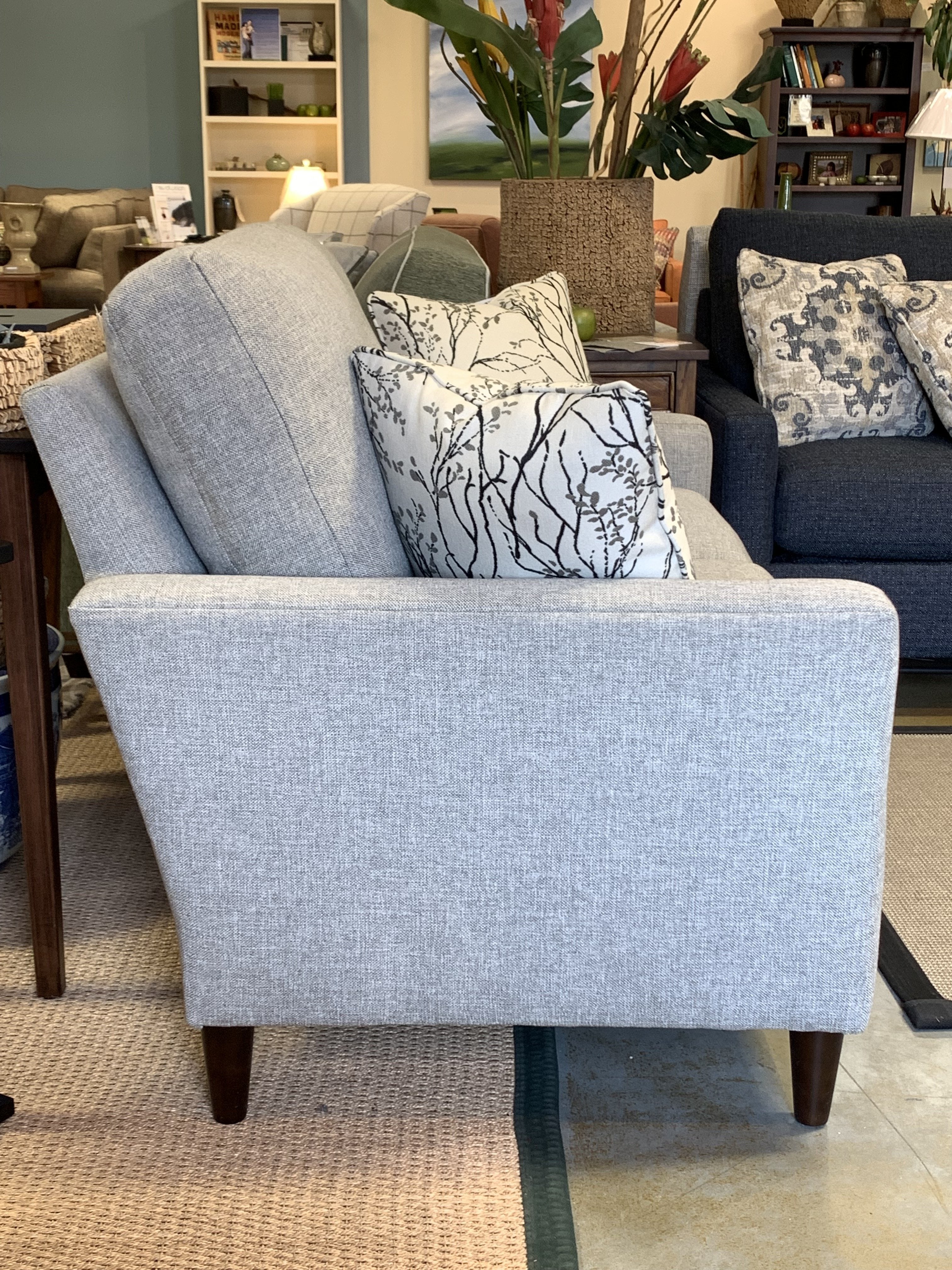 Bowie Condo Loveseat - Modern Showroom Model Sofa for Small Spaces | Perfect for Apartments, Condos & Cozy Living Rooms
