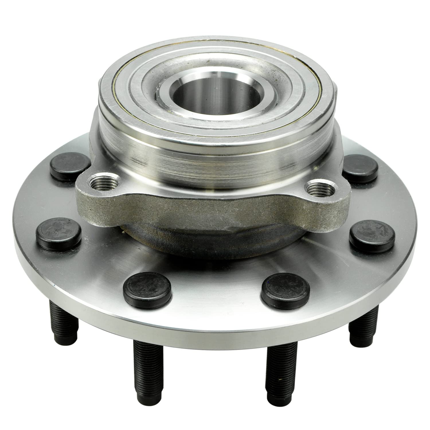 Detroit Axle - 4WD Front Wheel Bearing Hub Assembly for 2000-2001 Dodge Ram 2500 (2-Wheel ABS) - Replacement Wheel Bearing & Hub - Perfect for Off-Roading, Towing & Heavy-Duty Truck Maintenance