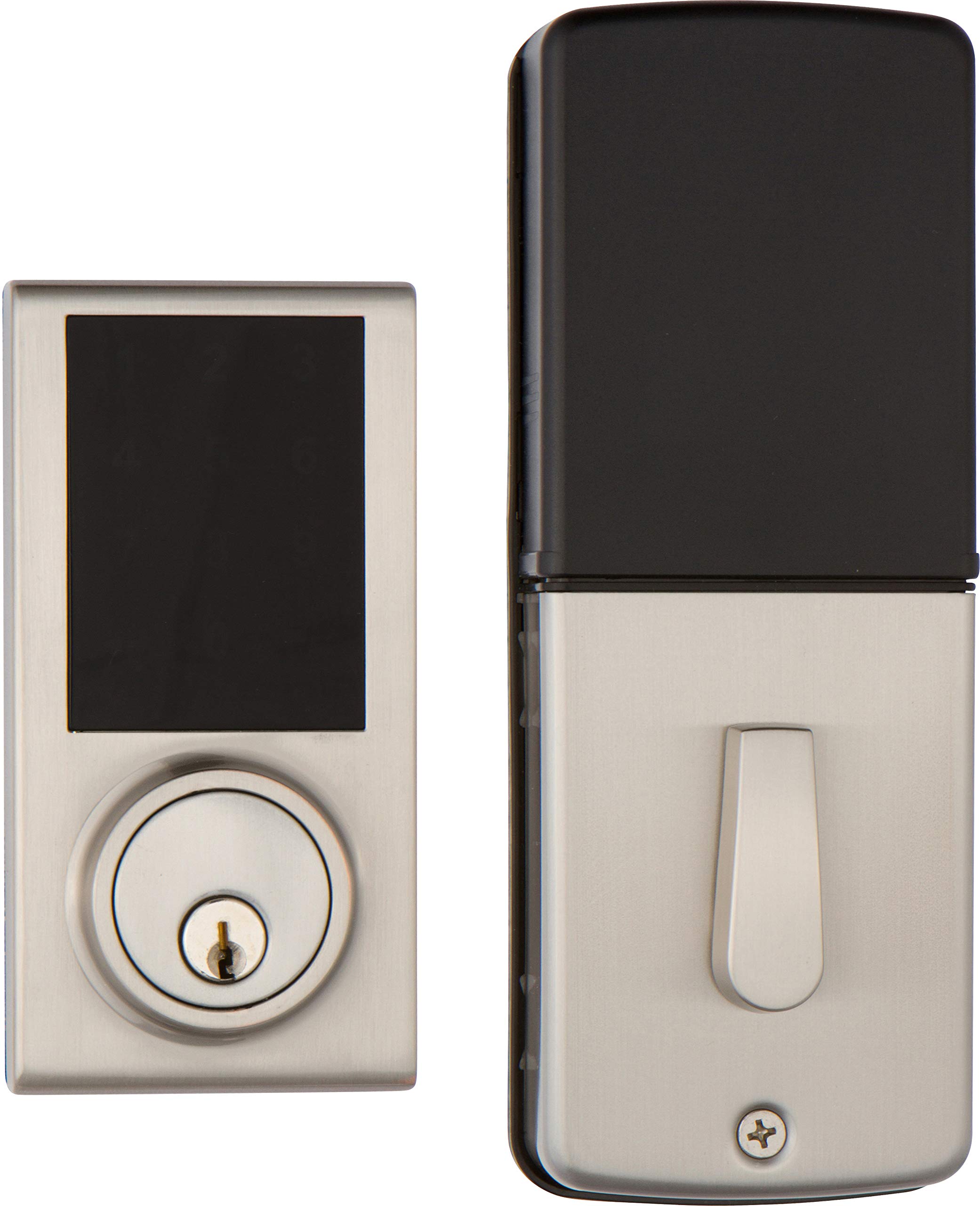 KP300 Digital Keypad Door Lock with Deadbolt - Satin Nickel Finish, Keyless Entry, Secure Handle - Perfect for Homes, Offices & Apartments