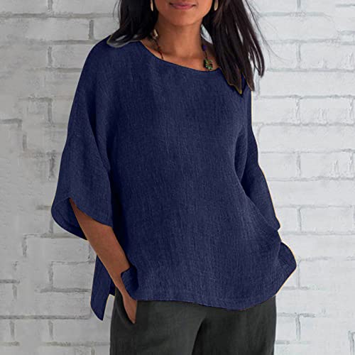 3/4 Sleeve Navy