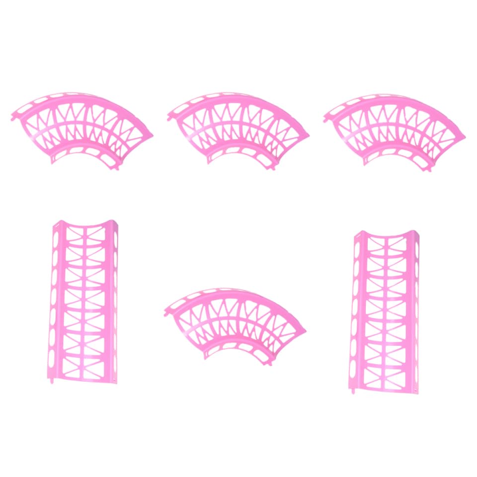 6-Piece Colorful Hamster Running Wheel Toy Set - Interactive Exercise Track for Small Pets - Perfect for Hamsters, Gerbils & Mice - Fun Playtime & Fitness Activity in Cages
