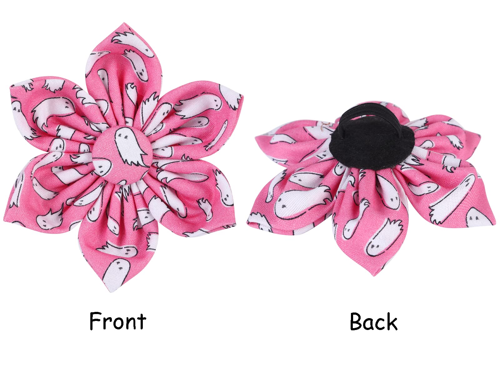 Lionet Floral Dog Collar - Adjustable Halloween Pet Collar for Small, Medium & Large Dogs - Comfortable Puppy Collar Gift for Daily Walks & Costume Parties