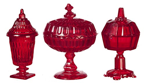FactoryDirectCraft Assorted Candy Dishes - Miniature Doll House Decor | Perfect for Dollhouse Accessories, Party Favors & Home Decor