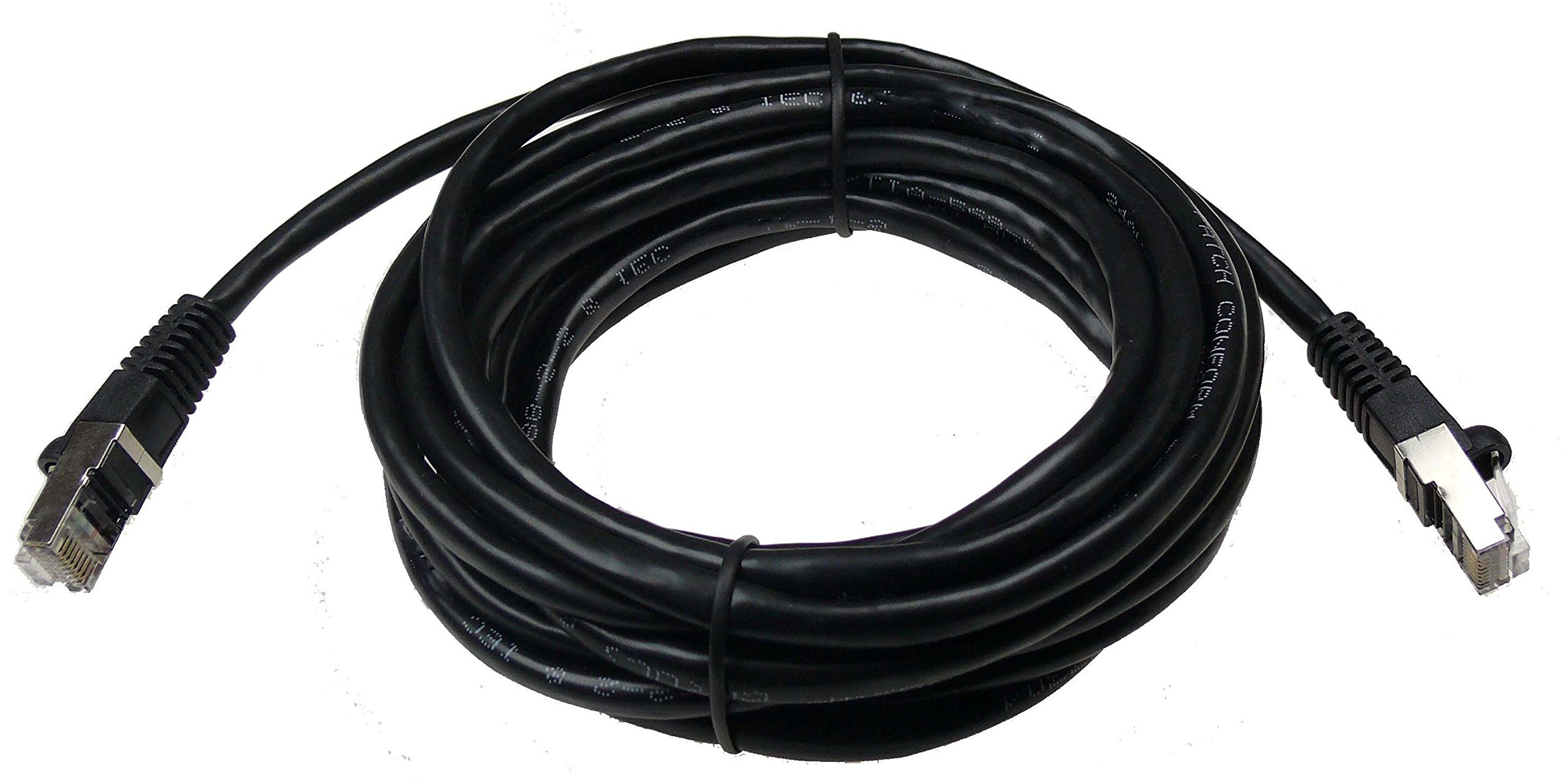 Premium NTW Cat6 Shielded Ethernet Cable 15FT - High-Speed RJ45 LAN Internet Cord for Gaming, Streaming & Office - Compatible with PS5, PS4, Xbox 360, PC, Mac, Laptop, Router & Modem - Faster Than Cat5/5e - Black (345-S6-015BK) - Ideal for Home Networking, Online Gaming & 4K Video Streaming