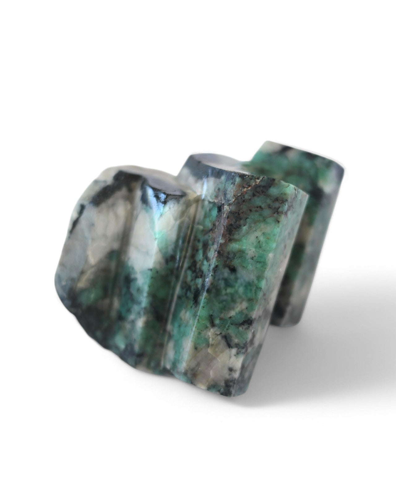Natural Brazilian Emerald on Matrix - Rare Green Gemstone Specimen for Collectors & Jewelry Making | Perfect for Display, Gifts & Mineral Collections