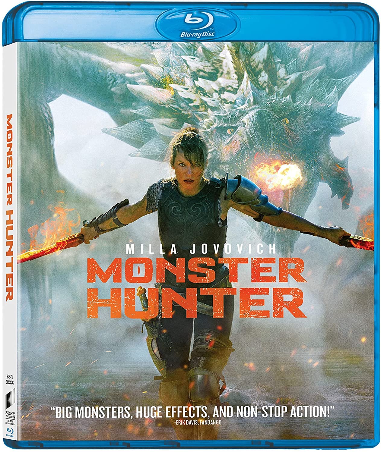 Monster Hunter Blu-ray Movie - Action Adventure Film for Fans & Collectors - Perfect for Movie Nights & Gaming Enthusiasts