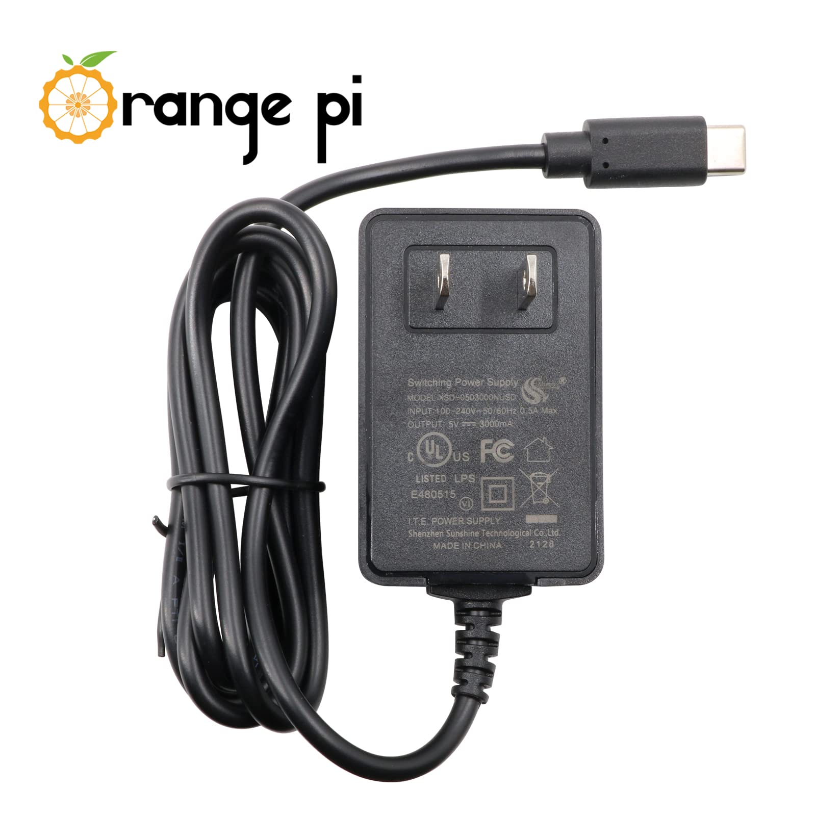5V3A USB C Power Adapter for Orange Pi 3 LTS/Zero 3/3B/Zero 2W/CM4 - Fast Charging with Multiple Circuit Protection - Perfect for Raspberry Pi Projects & DIY Electronics