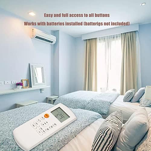 Universal Air Conditioner Remote Control Replacement for R57 & RG57 Series - Compatible with Multiple AC Brands - Perfect for Home, Office, and Hotel Use