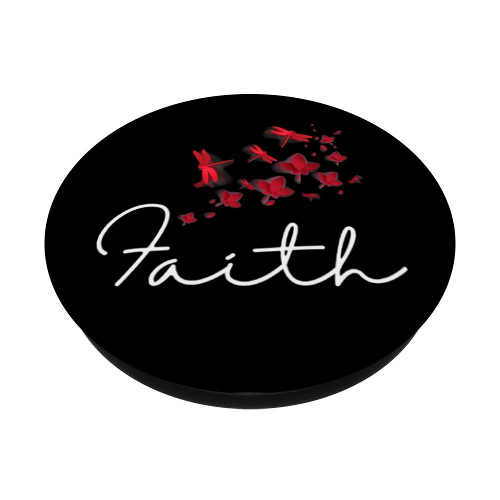 Dragonfly PopSockets PopGrip - Swappable Phone Grip for iPhone & Android - Spiritual Faith & Nature Lovers Accessory - Perfect for Yoga, Meditation & Outdoor Activities