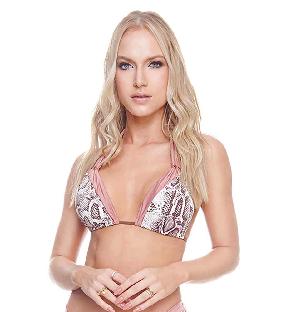 Despi Python Venus Double Face Bikini Top - Sexy Swimwear for Women - Perfect for Beach Vacations, Pool Parties & Summer Getaways