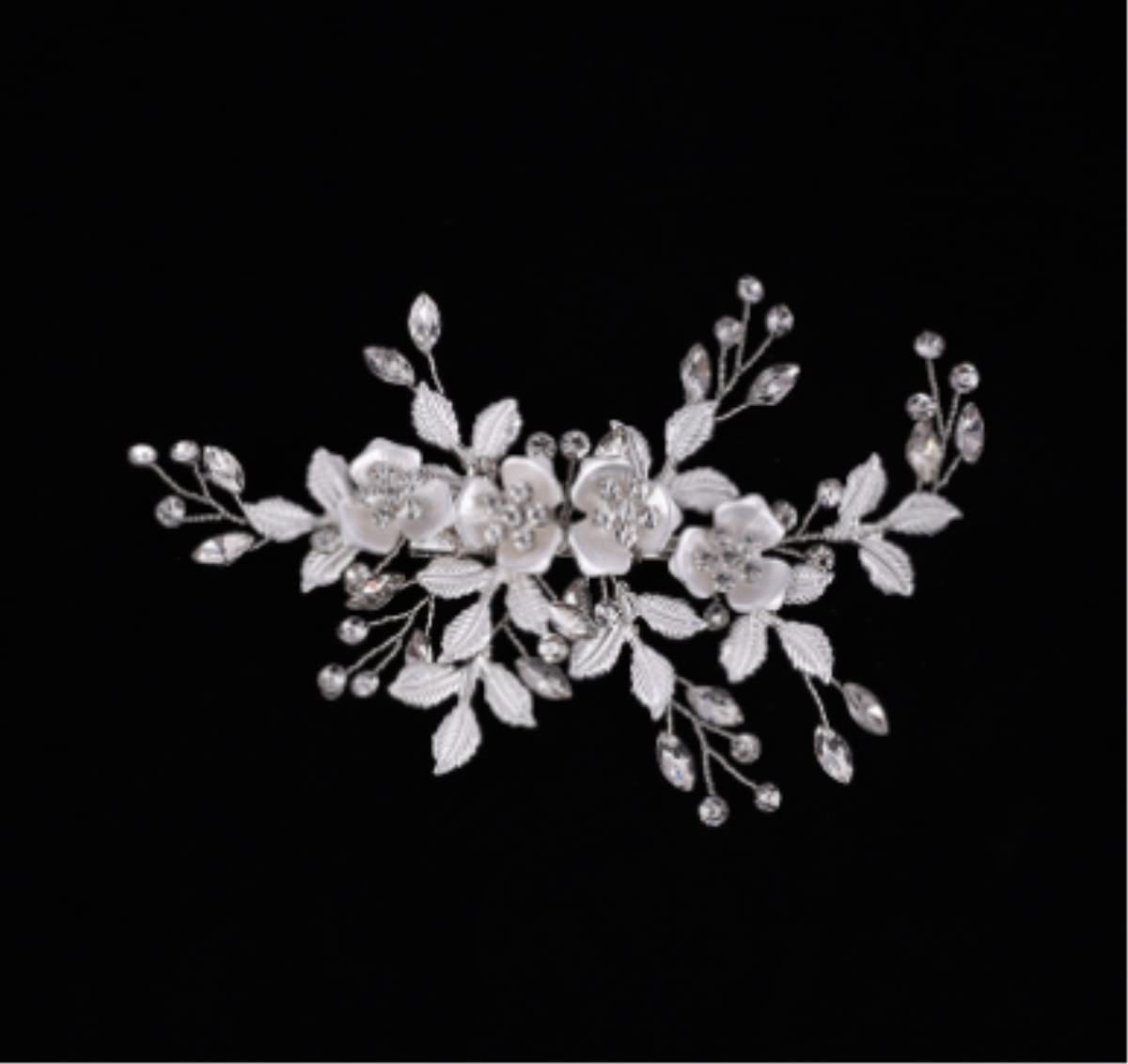 Elegant Handmade Chinese Wedding Hair Comb - Vintage Bride Hair Clip for Side Updo & Bridal Hairstyles | Perfect for Weddings, Prom & Special Occasions