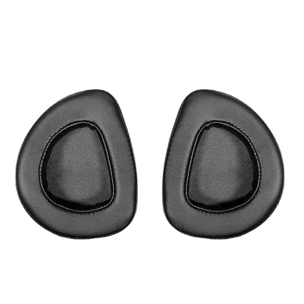 ASUS ROG Delta Aura Sync Headset Replacement Ear Pads - Premium Leather Memory Foam Cushions for Comfortable Gaming & Long Wear (Compatible with ASUS ROG Delta Series) - Perfect for PC Gaming, Streaming & Office Use