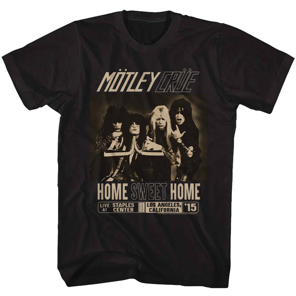 Motley Crue 1981 Heavy Metal Rock Band Vintage Black T-Shirt for Men & Women - Perfect for Concerts, Parties & Rock Music Fans