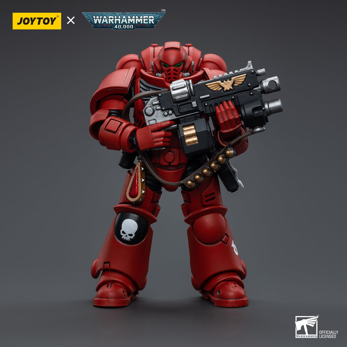 JOYTOY 1/18 Scale Warhammer 40K Intercessors Action Figure Set (4pcs) - Highly Detailed Collectible Miniatures for Tabletop Gaming & Display - Perfect for Warhammer Fans and Sci-Fi Collectors