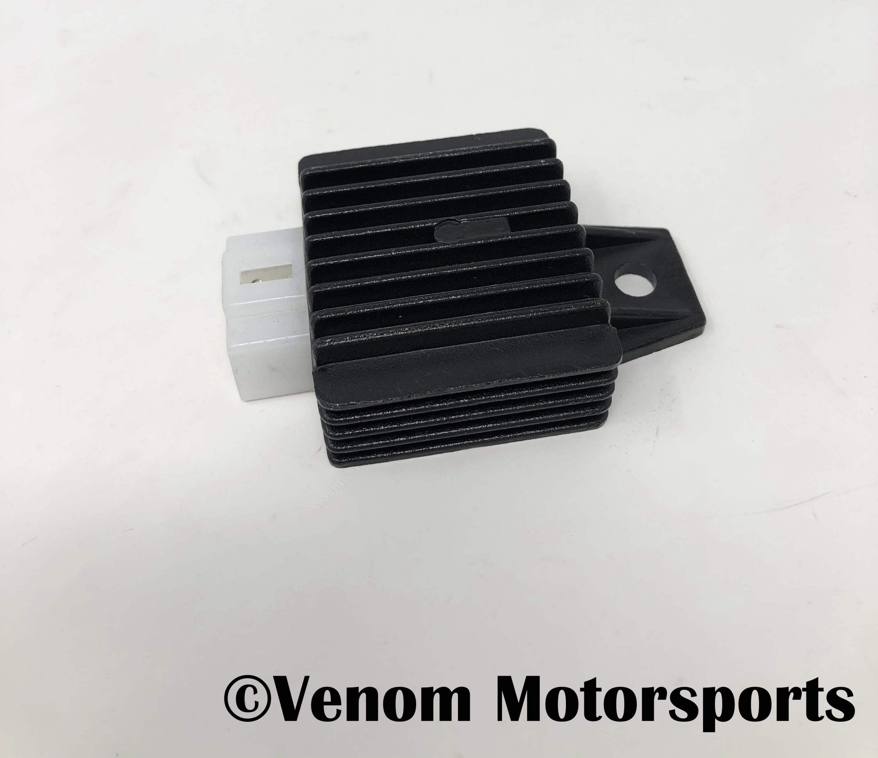 Venom Grizzly 125cc ATV Voltage Rectifier (12501A 160500A) - Replacement Part for Off-Road Adventure & ATV Maintenance