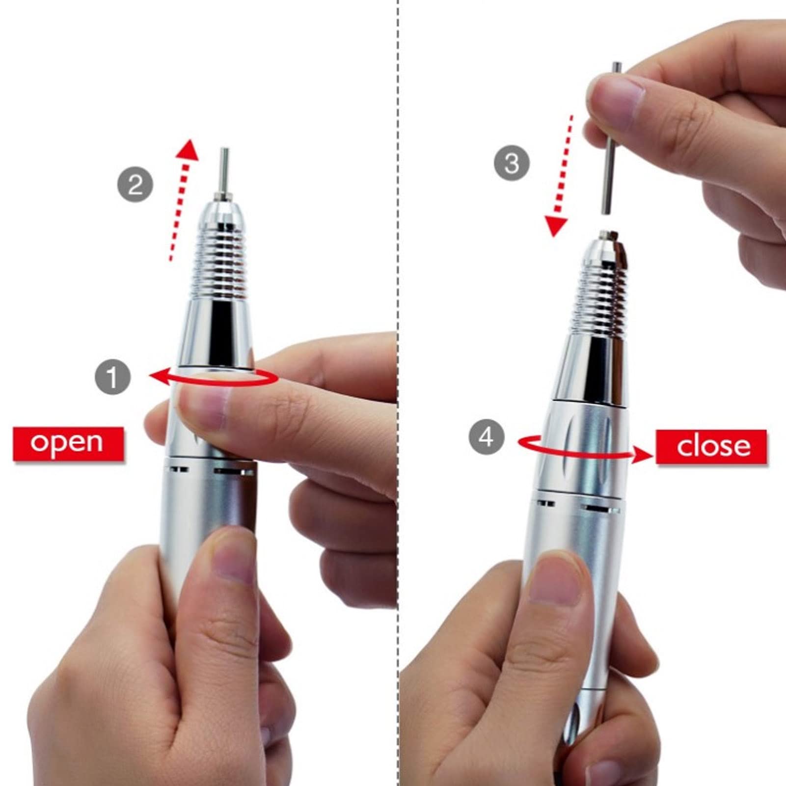 35000 RPM Electric Nail Drill Pen - Professional Manicure & Pedicure Tool for Home & Salon Use | Nail Art, Acrylics & Gel Polish Removal | Perfect for DIY Nail Care & Professional Nail Technicians