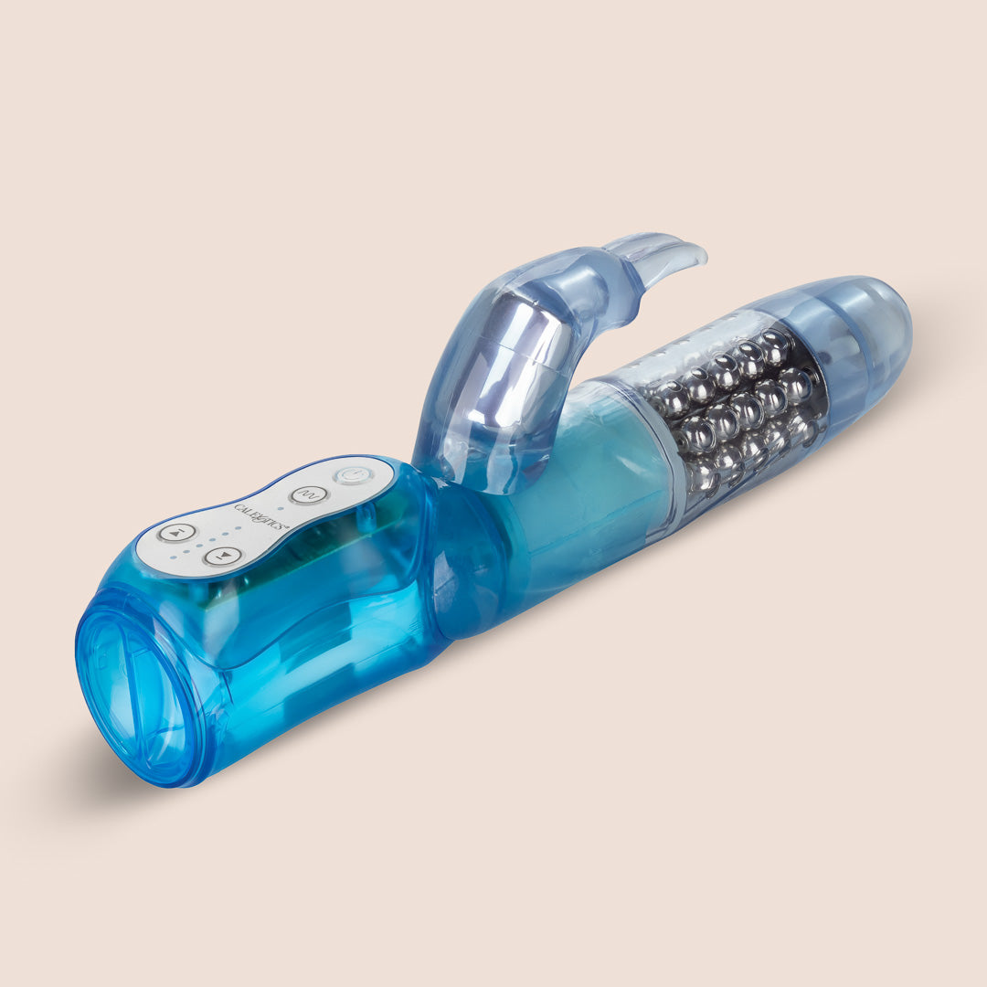 Jack Rabbit® Advanced Waterproof Massager - 3 Rows with Pulsating, Rotating, Vibration & Flickering Modes for Muscle Relaxation & Stress Relief - Perfect for Home Spa, Post-Workout Recovery & Personal Wellness