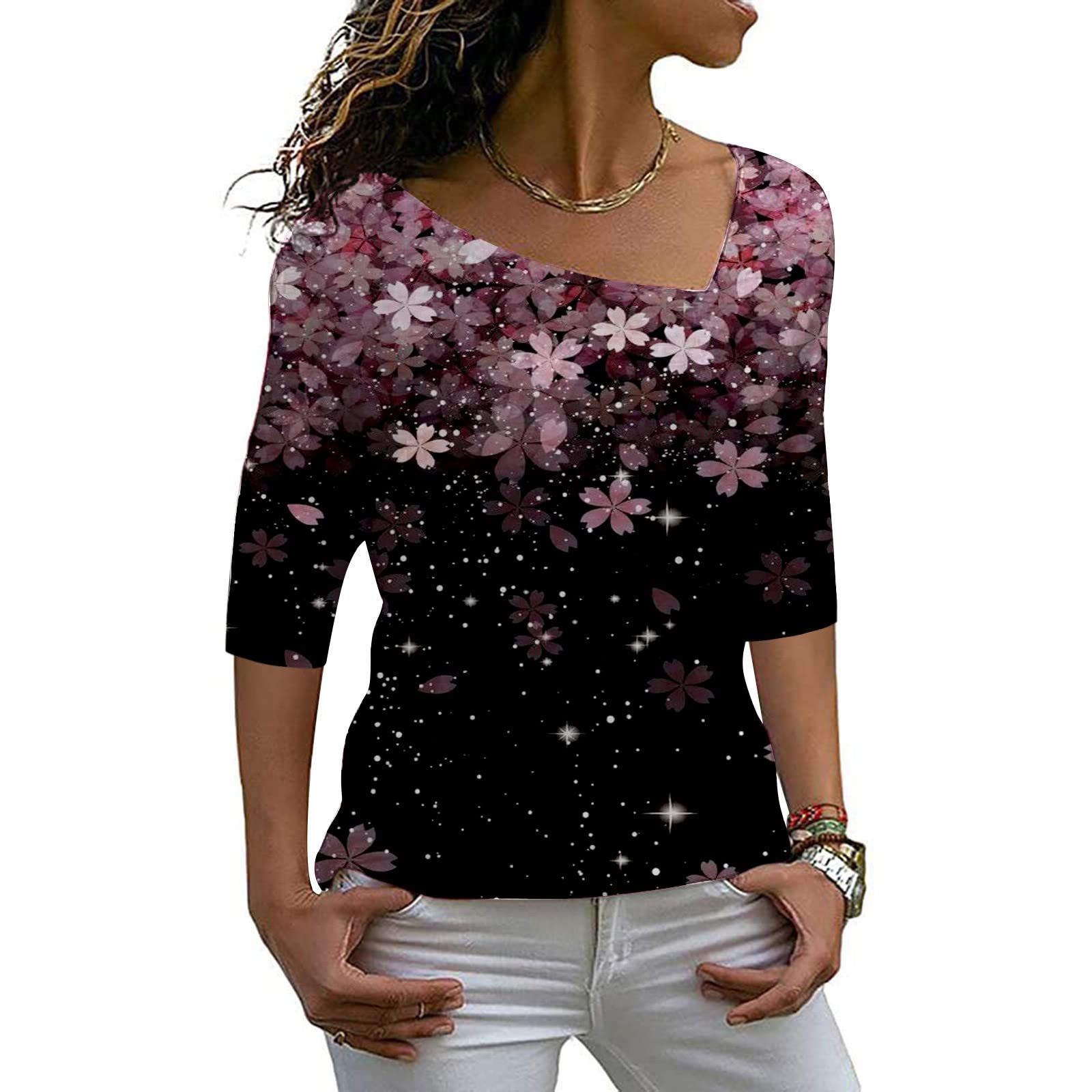 Women's Casual Short Sleeve Summer T-Shirt - Breathable Cotton Blouse & Tank Top for Daily Wear | Perfect for Beach, Office, and Outdoor Activities