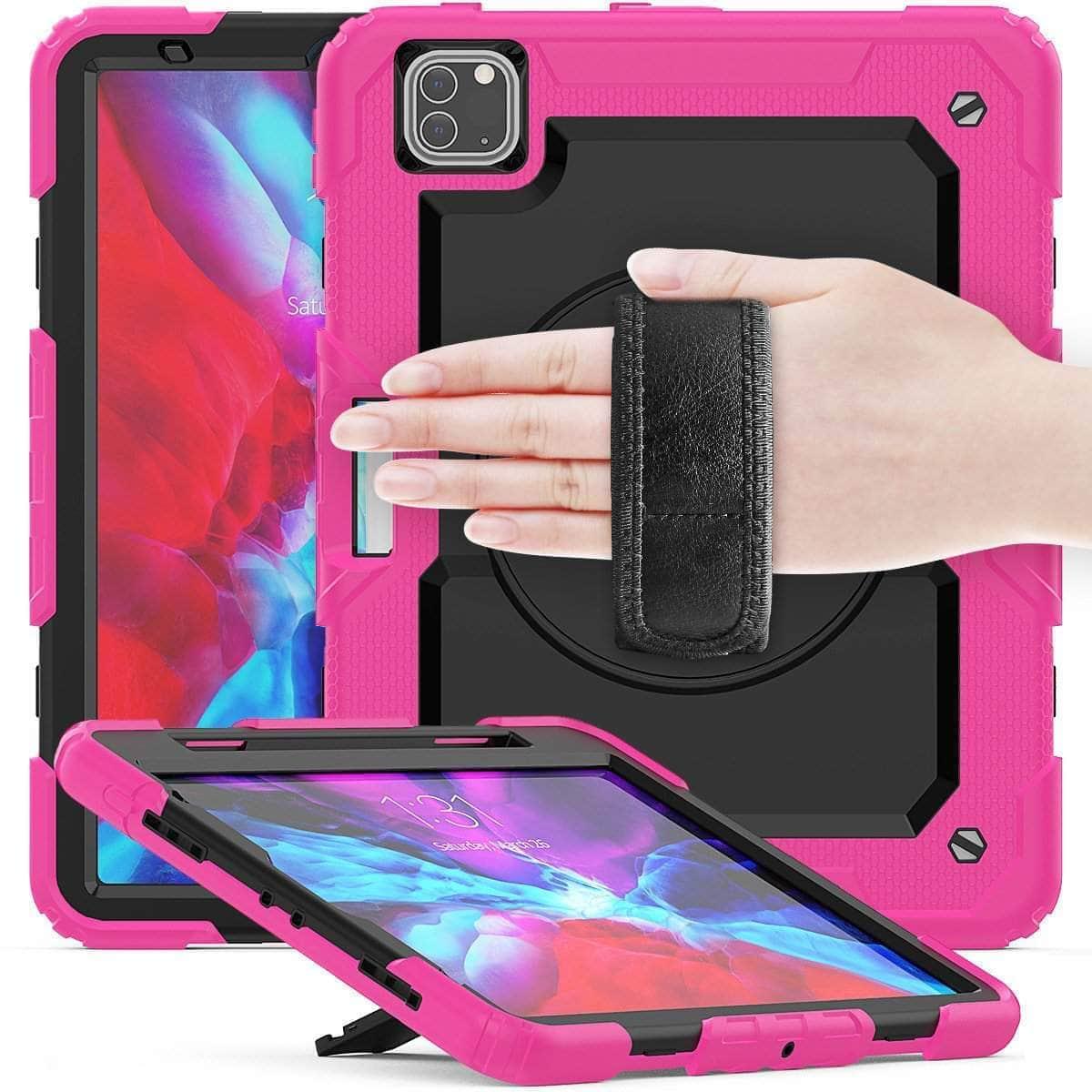 Shockproof Armor Heavy Duty iPad Pro 11 Case (2020 Model) - Rugged Protective Stand Cover for Outdoor, Travel & Work - Drop Proof & Scratch Resistant