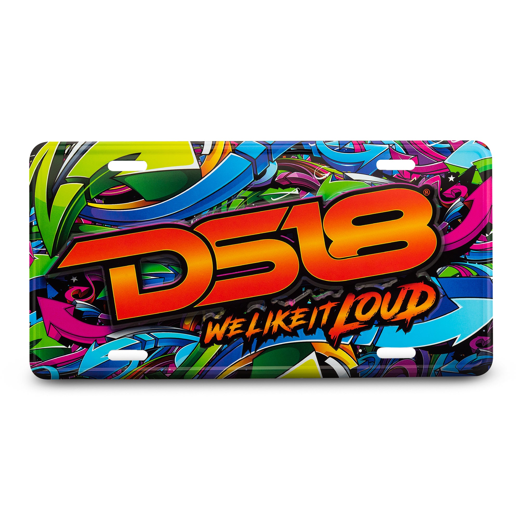 DS18 Universal Car License Plate Frame - Durable Stainless Steel Auto Tag Holder for Front & Rear Bumper - Perfect for Cars, Trucks & SUVs - Enhance Your Vehicle's Style & Protection