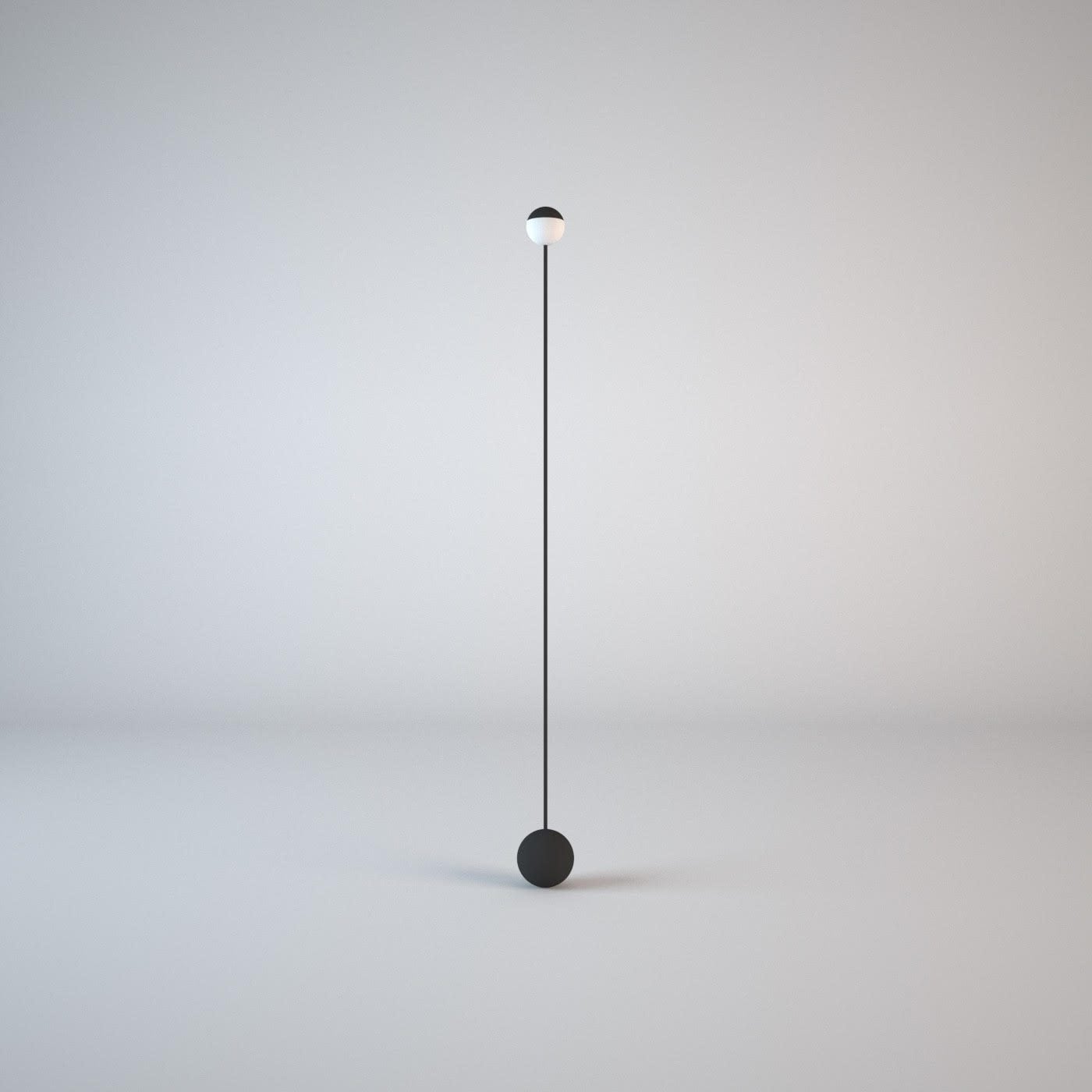 MADE BY PEN Sway Floor Lamp - Modern Adjustable Standing Light for Living Room, Bedroom & Office - Black Contemporary Lighting Fixture with Flexible Shade - Perfect for Reading, Working & Relaxing