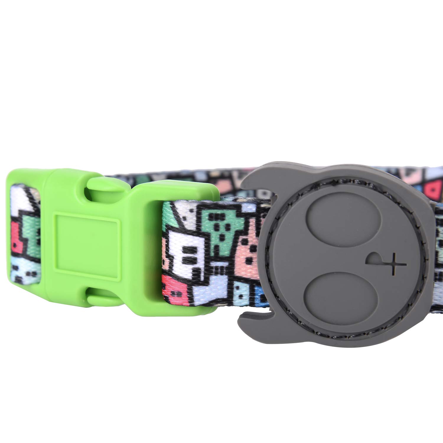 Best Adjustable Medium Dog Collar - Durable Soft & Heavy Duty Pet Collar with Fashionable Abstract Design for Small, Medium & Large Dogs - Perfect for Outdoor Walks, Training & Indoor Comfort (Puppy, Adult, Boys & Girls)