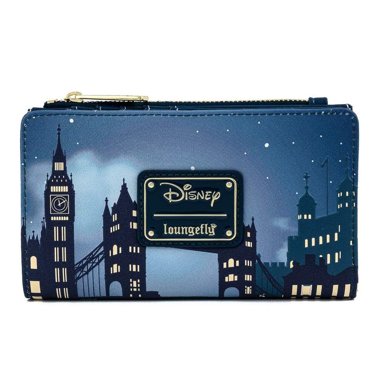 Disney Peter Pan Second Star Flap Wallet by Loungefly - Cute & Durable Crossbody Wallet for Women, Perfect for Disney Fans, Theme Parks & Everyday Use