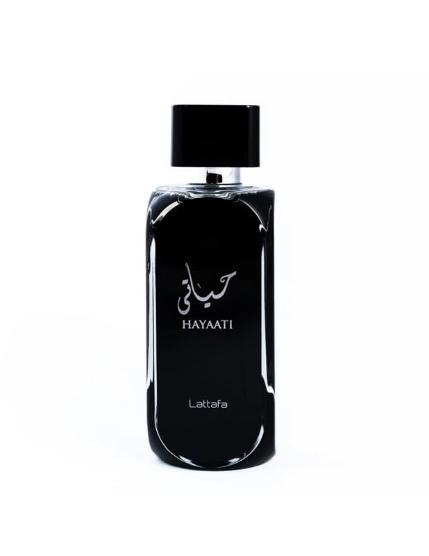 Hayaati Men's Eau de Perfume Spray - Fresh Apple & Bergamot Fragrance - 3.4 Fl Oz Black Cologne - Perfect for Daily Wear, Office & Date Nights