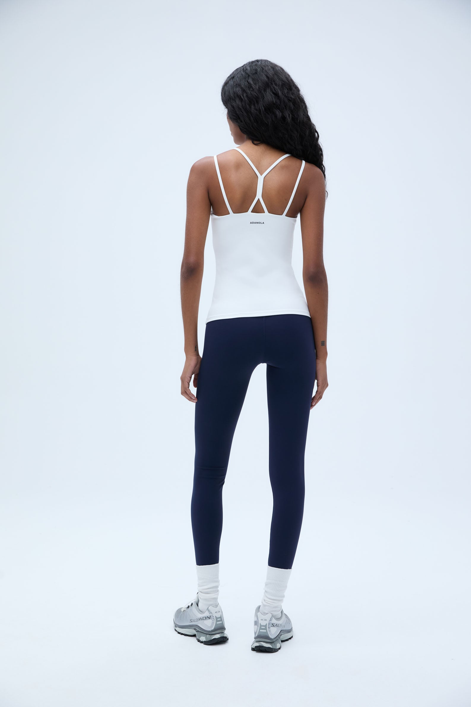 Ultimate Double Strap Tank Top for Women - Soft Breathable White Cami Top - Perfect for Yoga, Gym & Summer Outfits