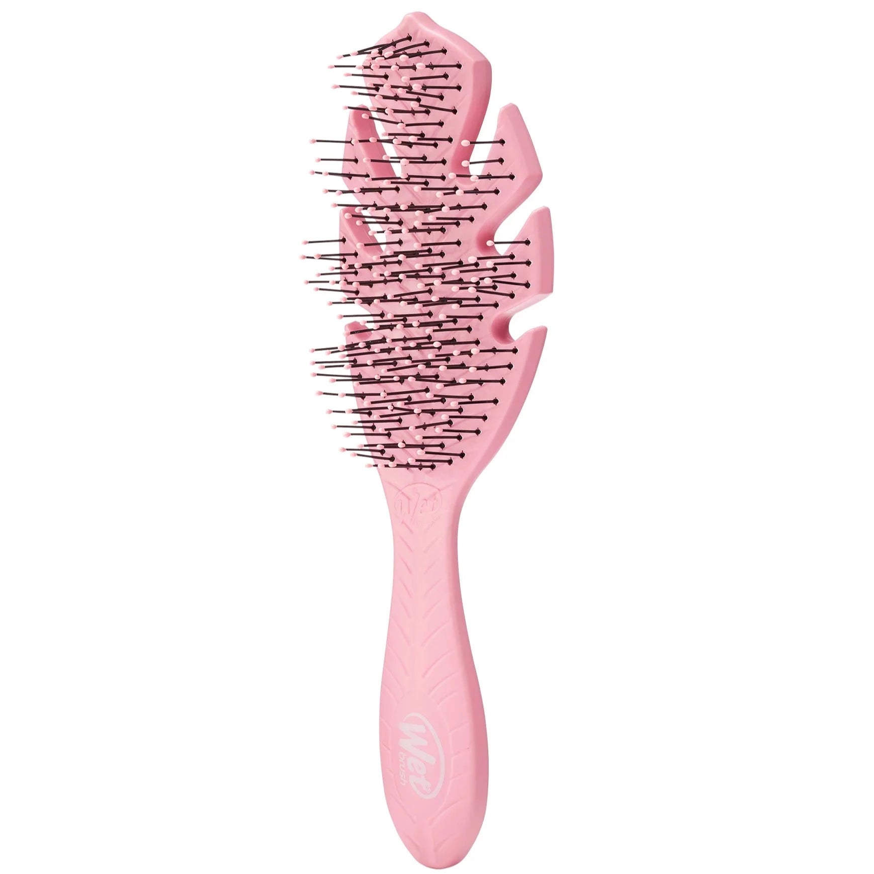 Go Green Detangler - Natural Hair Detangling Brush for Kids & Adults - Gentle Knot Remover for Curly, Thick, and Wet Hair - Perfect for Home, Travel, and Salon Use