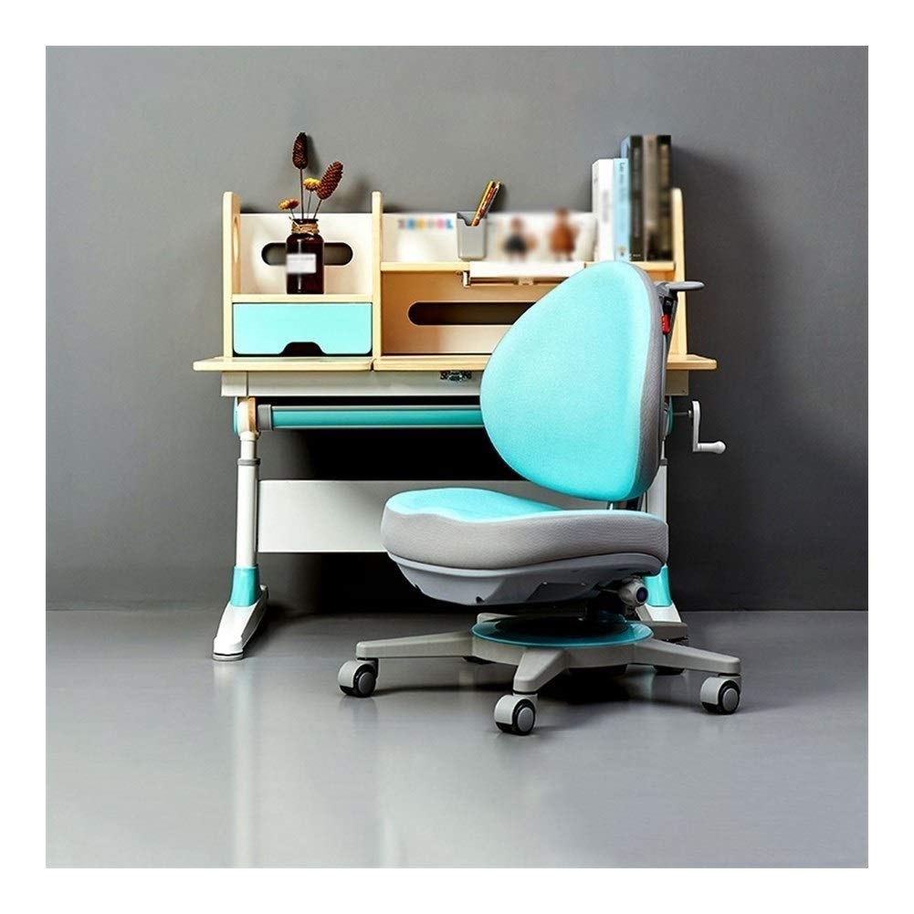 Adjustable Kids Desk and Chair Set - Ergonomic Study Table for Children & Teens, Perfect for Writing, Reading, Drawing & Homework - Ideal for Bedroom, Homeschooling & Learning Spaces