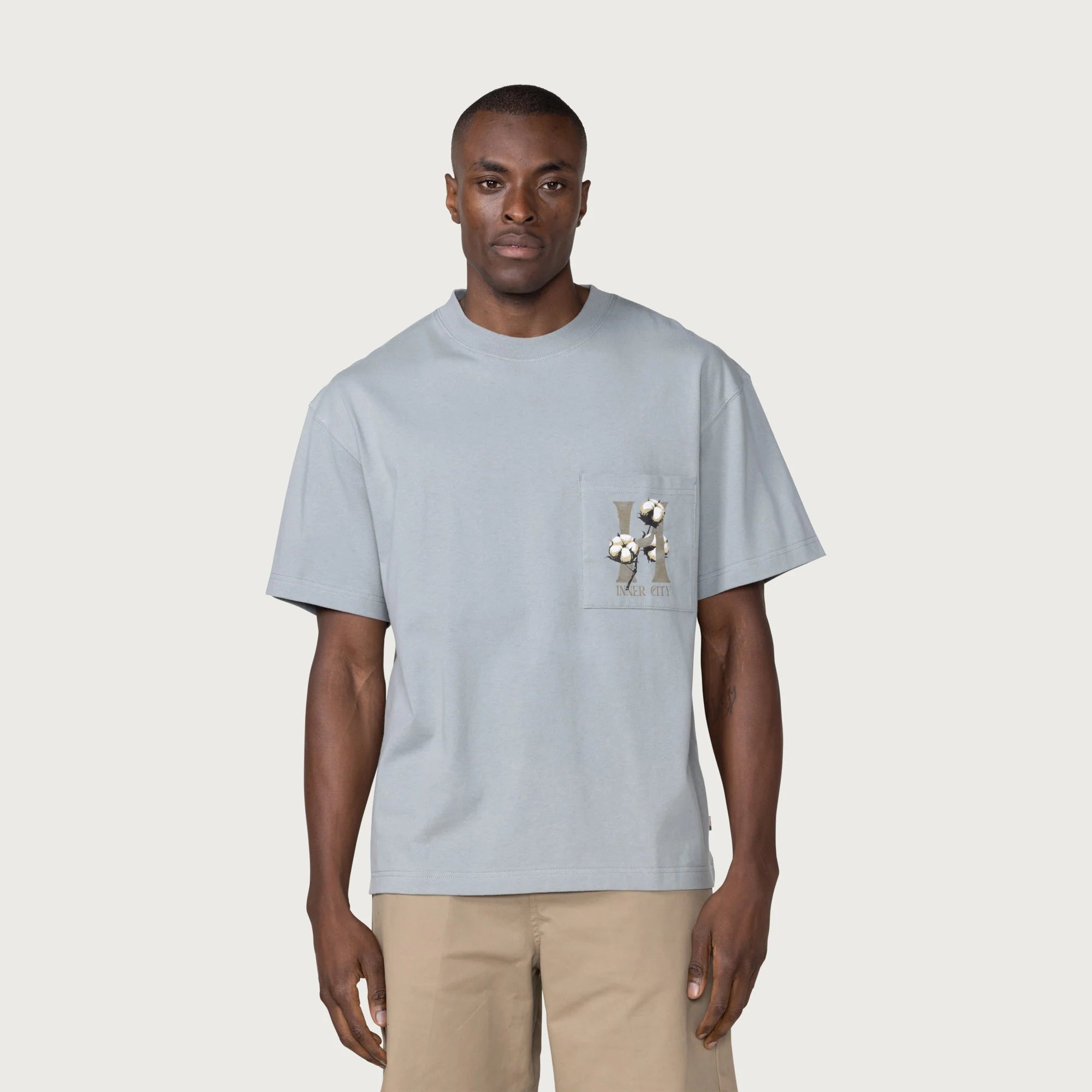 Honor the Gift Premium Cotton T-Shirt for Men - Slate Gray Casual Tee for Everyday Wear & Street Style Outfits