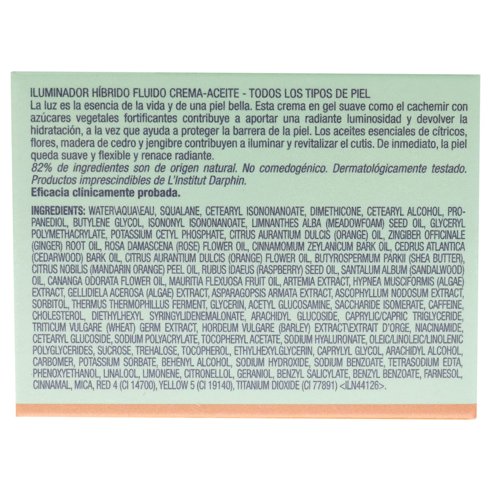 Darphin Lumiere Essentielle Illuminating Oil-Gel Cream 50ml - Brightening Hydrating Face Moisturizer for Glowing Skin | Day & Night Skincare Routine