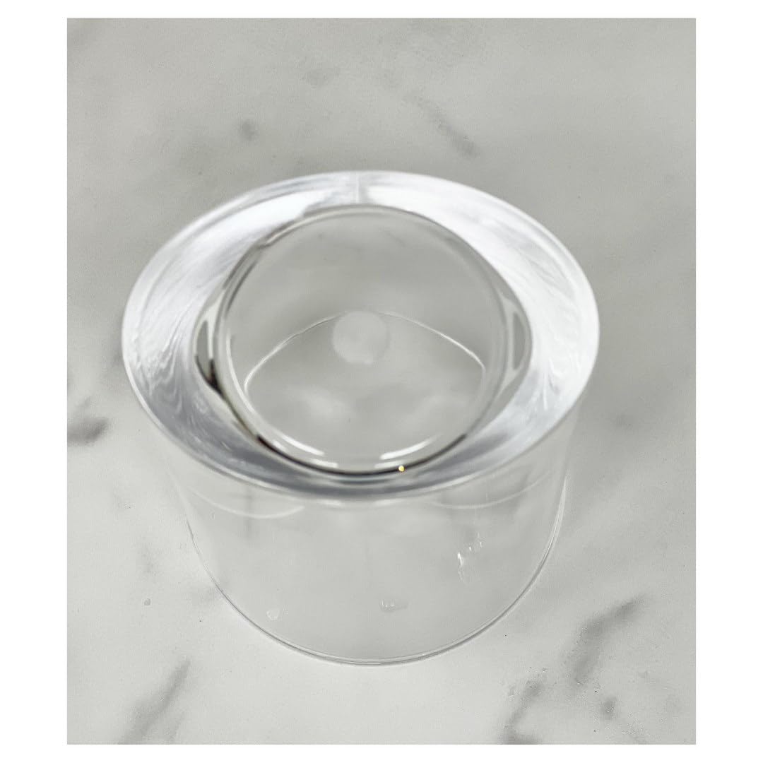 LeadingWare 12oz Oval Halo Acrylic Drinking Glasses Set of 4 - BPA Free Plastic Cocktail Tumblers for Juice, Iced Coffee & Party Beverages - Durable Unbreakable Drinkware for Home, Bar & Outdoor Use