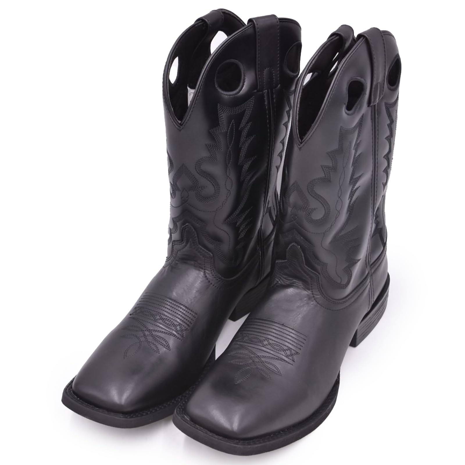 Smoky Mountain Men's Outlaw Boots - Durable Leather Work Boots for Outdoor, Hiking & Ranch Work - Perfect for Cowboy, Construction & Heavy Duty Use